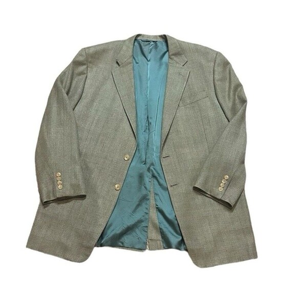 Hickey Freeman collection Nordstrom’s Canterbury wool silk 46 long suit blazer - Picture 3 of 16